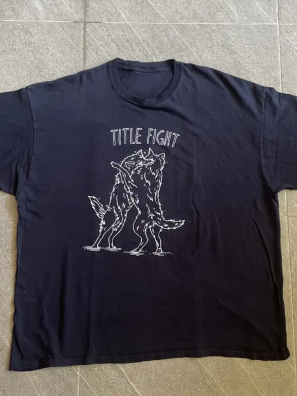 Title Fight Band Wolves Line Art T-Shirt
